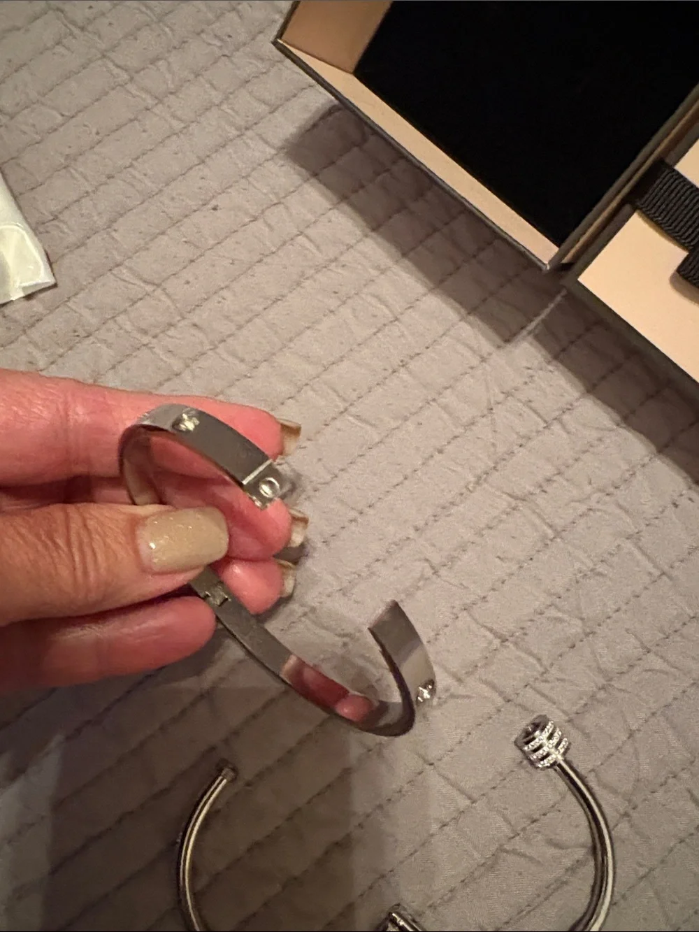 2 GORGEOUS, STAINLESS STEEL BRACELETS NEW JOURNEY & NEW STORY NIB